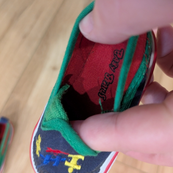 Vintage Colour Block Baby Shoes - Picture 5 of 7